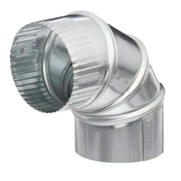 Master Flow 3 in. 90 Deg. Round Adjustable Elbow (2)