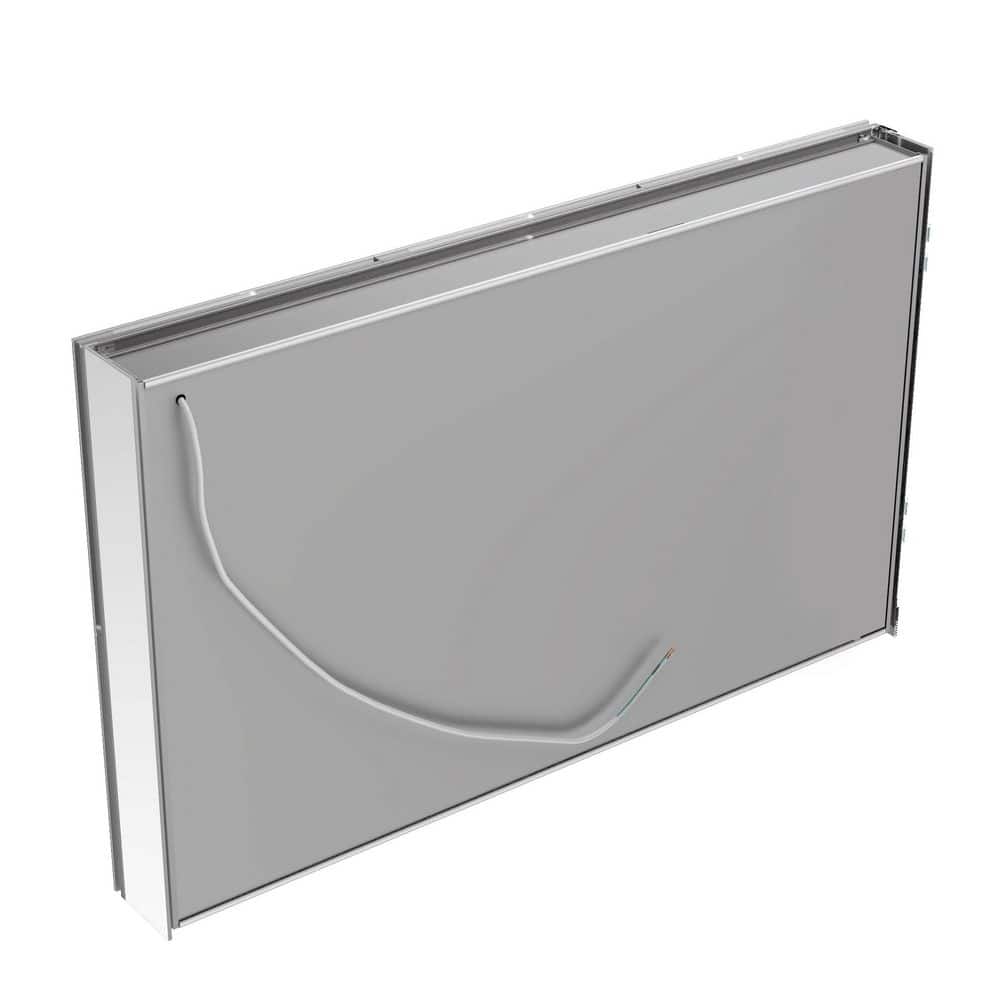 Boosicavelly 48 in. W x 5.39 in. H Rectangular Aluminum Alloy Medicine Cabinet with Mirror (3)