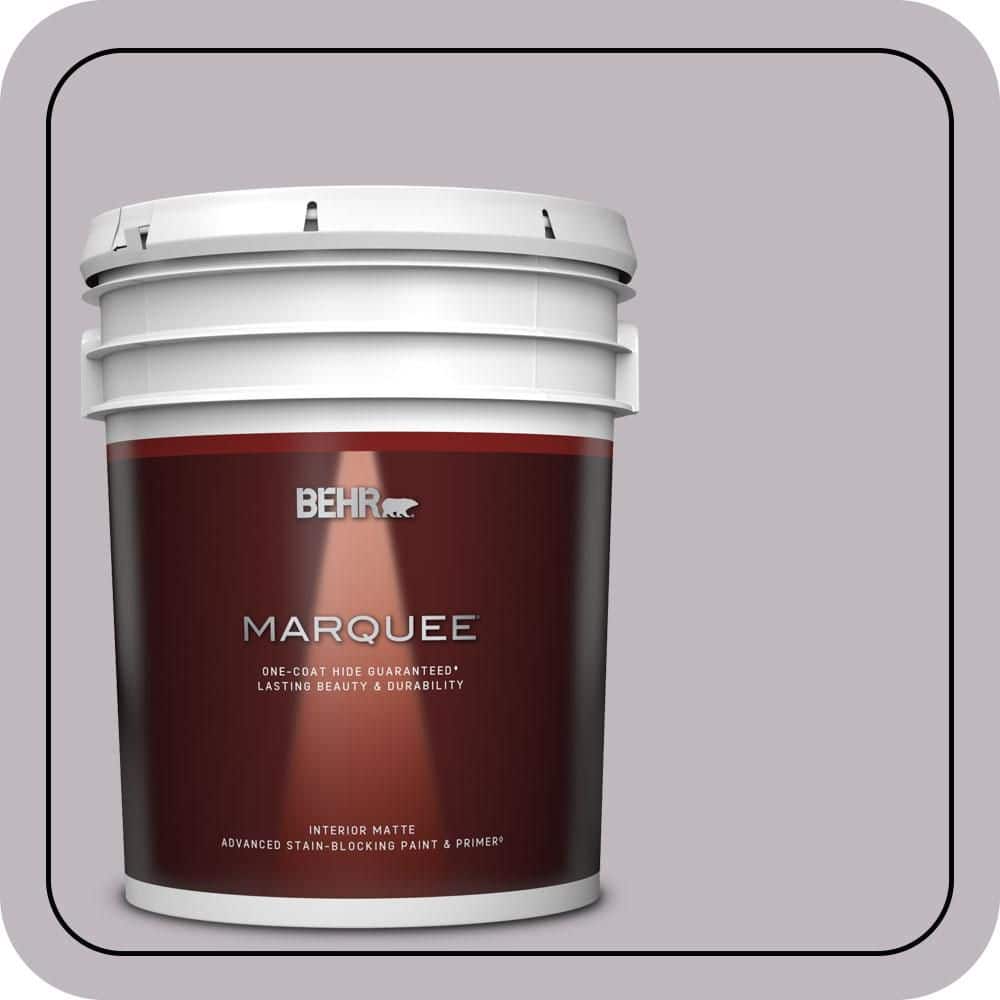 BEHR MARQUEE 5 gal. #N570-2 Standing Ovation Matte Interior Paint & Primer