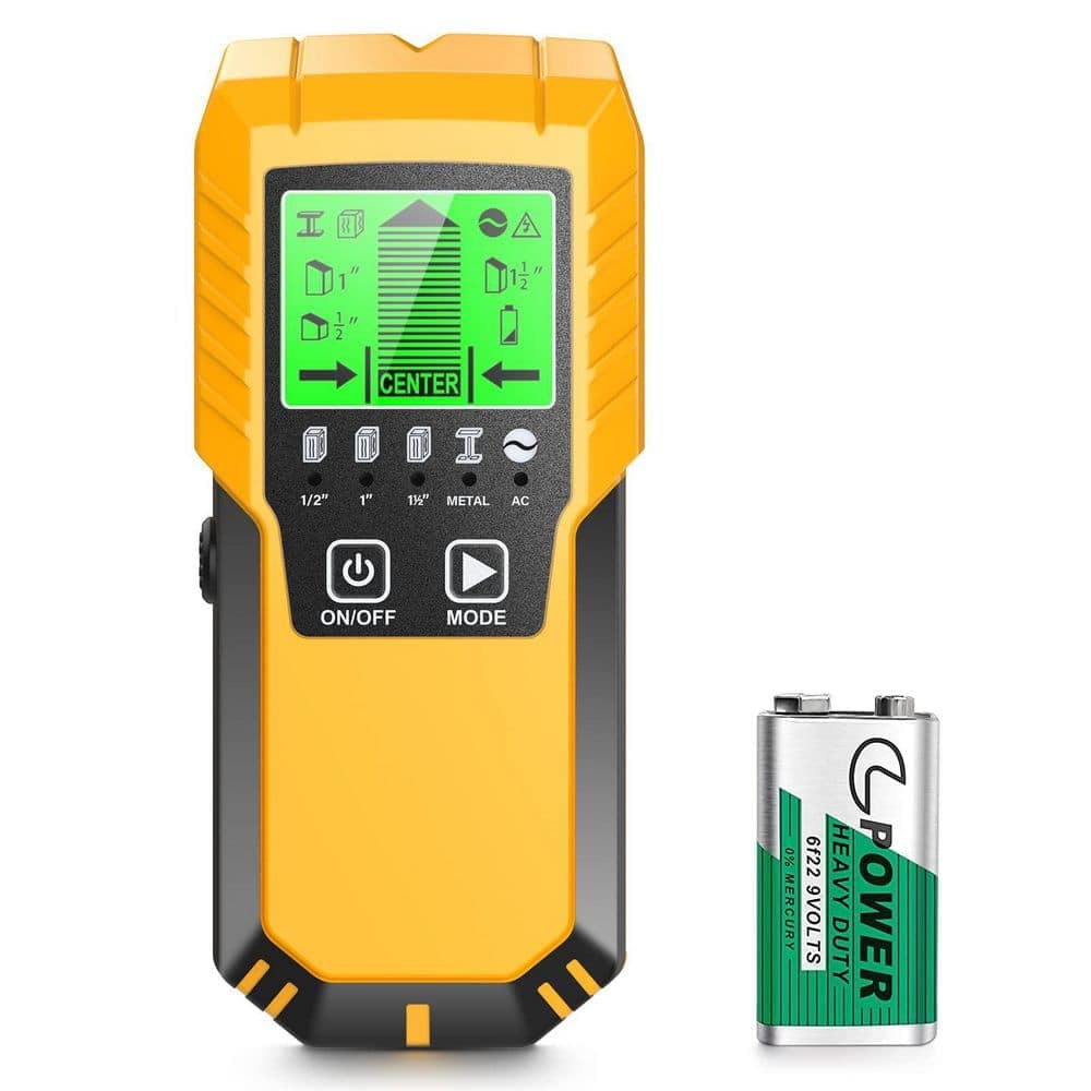 Unbranded 5 in 1 Electronic Wall Wood Metal Stud Finder Detector with LCD Backlight and Wire Alerts for Home Projects (1)