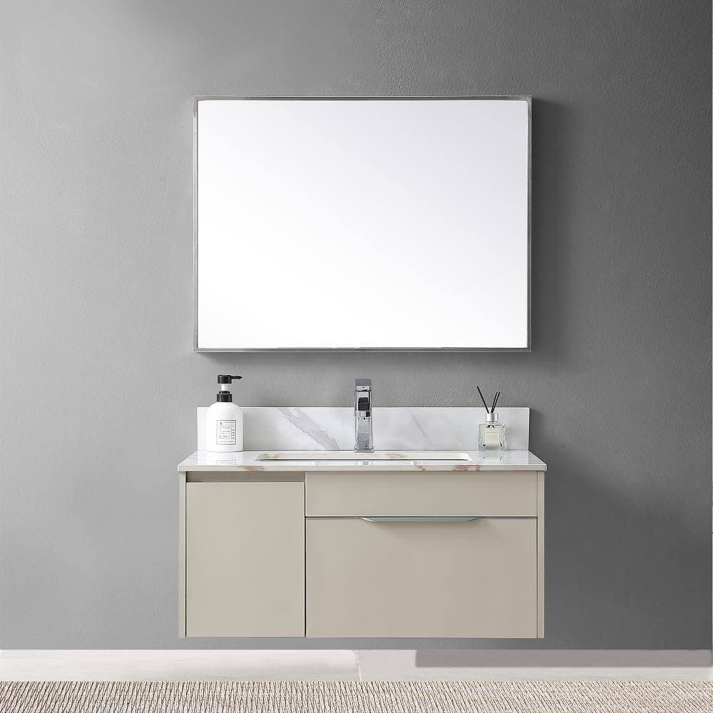 JimsMaison 31 in. Undermount Basin Ceramic Bathroom Sink in White with Backsplash (2)