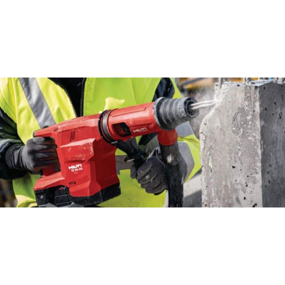 Hilti 22V NURON TE 60 Li-Ion Cordless Brushless 1-9/16 in. SDS-Max Rotary Hammer Drill Kit with (2) Batteries and Charger (3)