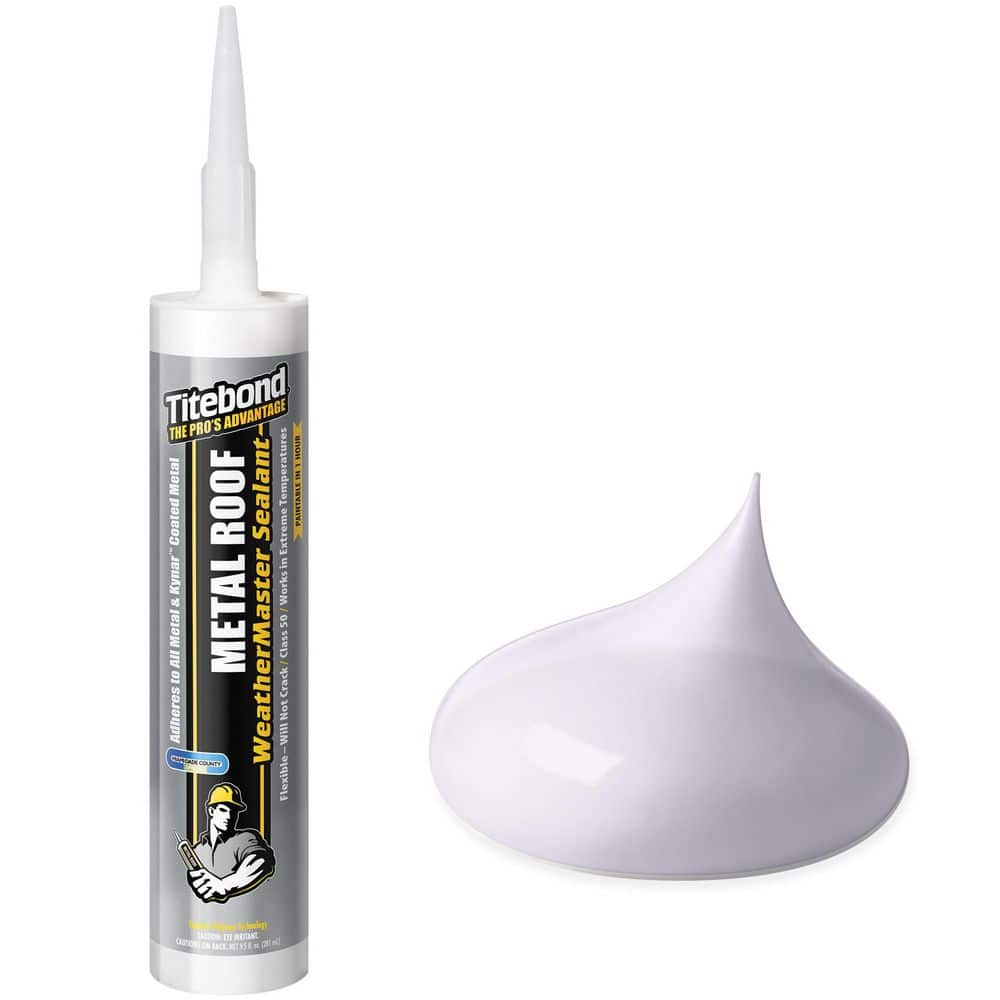 Titebond 9.5 oz. Clear Metal Roof Exterior Sealant (12-Pack) (2)