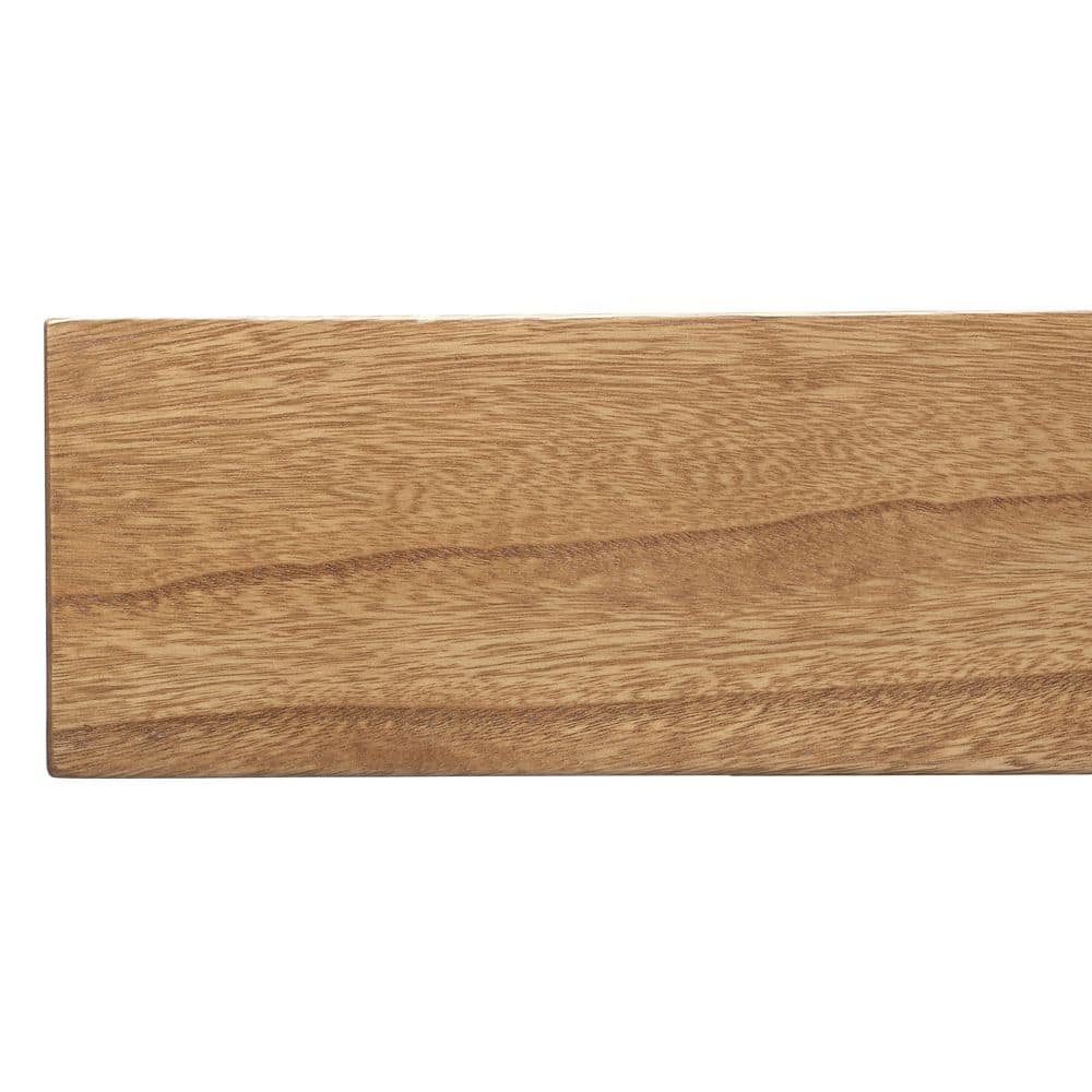 Dogberry Collections Classic 60 in. Aged Oak Cap-Shelf Mantel (3)