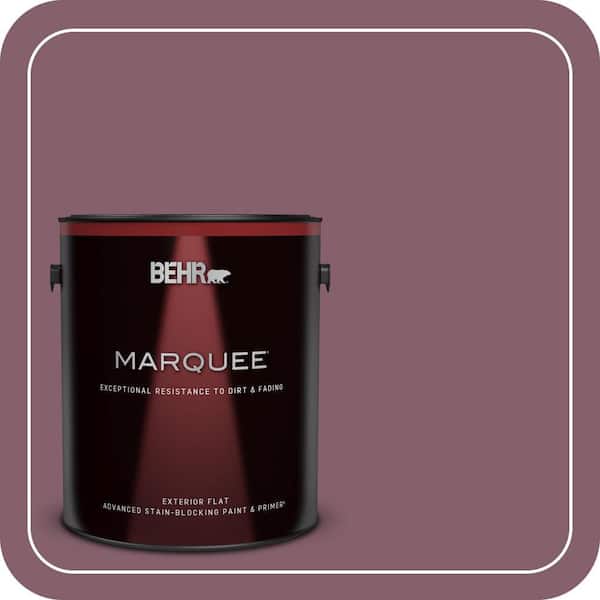 BEHR PREMIUM PLUS #BIC-35 Vintage Plum Flat Low Odor & Primer (2)