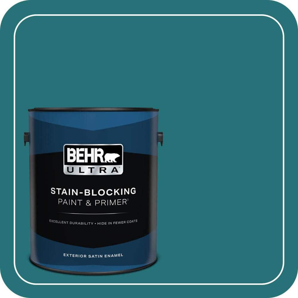 BEHR ULTRA 1 gal. #520D-7 Mosaic Tile Satin Enamel Exterior Paint & Primer