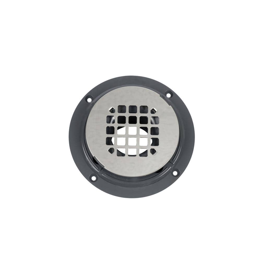 Oatey 2 in. to 3 in. PVC Low Profile Drain with Stainless Steel Strainer (3)