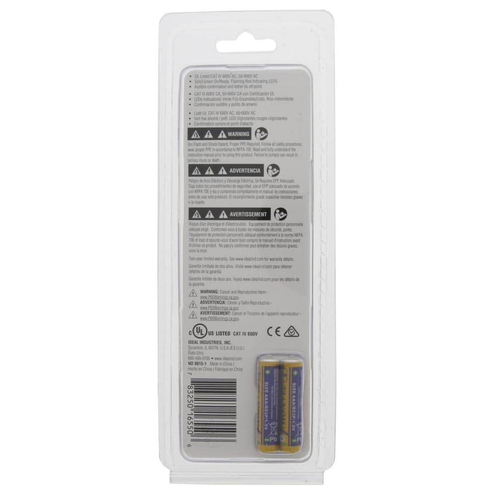 IDEAL Non-Contact Digital Voltage Sensor 50-Volt to 1000-Volt Single Range (3)