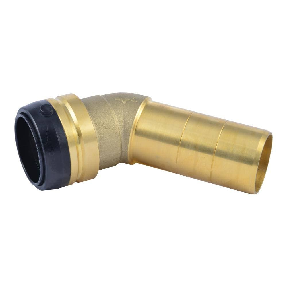 SharkBite 1-1/2 in. Push-to-Connect Brass 45-Degree Street Elbow Fitting (3)