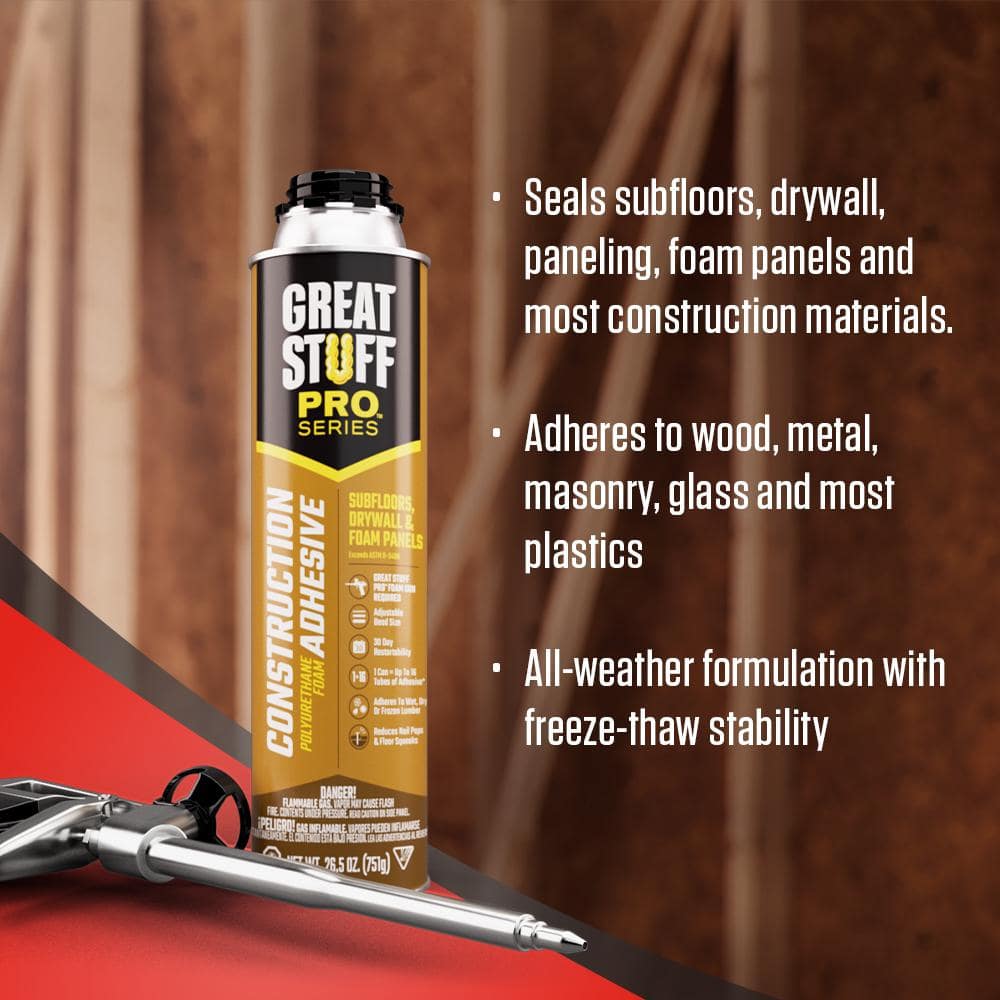 GREAT STUFF PRO Pro 26.5 oz Construction Adhesive (4)
