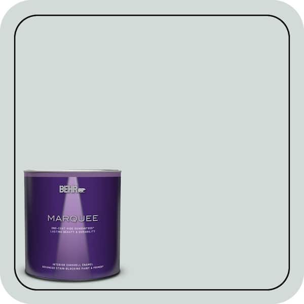 BEHR MARQUEE 1 qt. #PPU12-13 Urban Mist Eggshell Enamel Interior Paint & Primer (2)