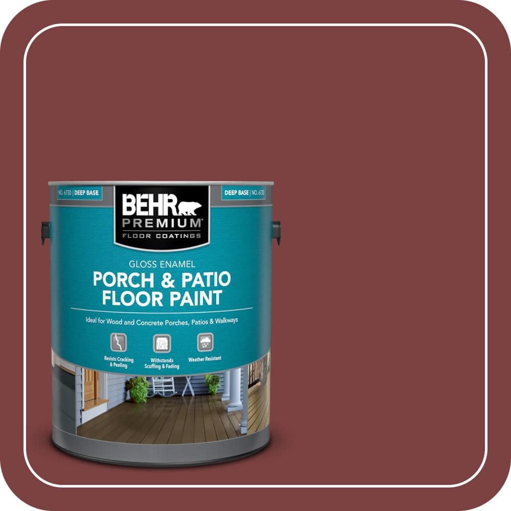 BEHR PREMIUM 1 gal. Home Decorators Collection #HDC-CL-11 January Garnet Gloss Enamel Interior/Exterior Porch and Patio Floor Paint