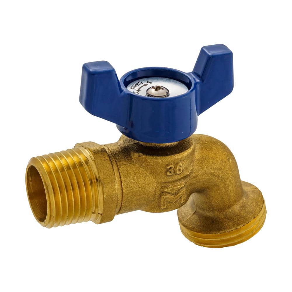 Everbilt Quarter Master Forged Brass MPT and Internal Solder Hose Bibb (4)
