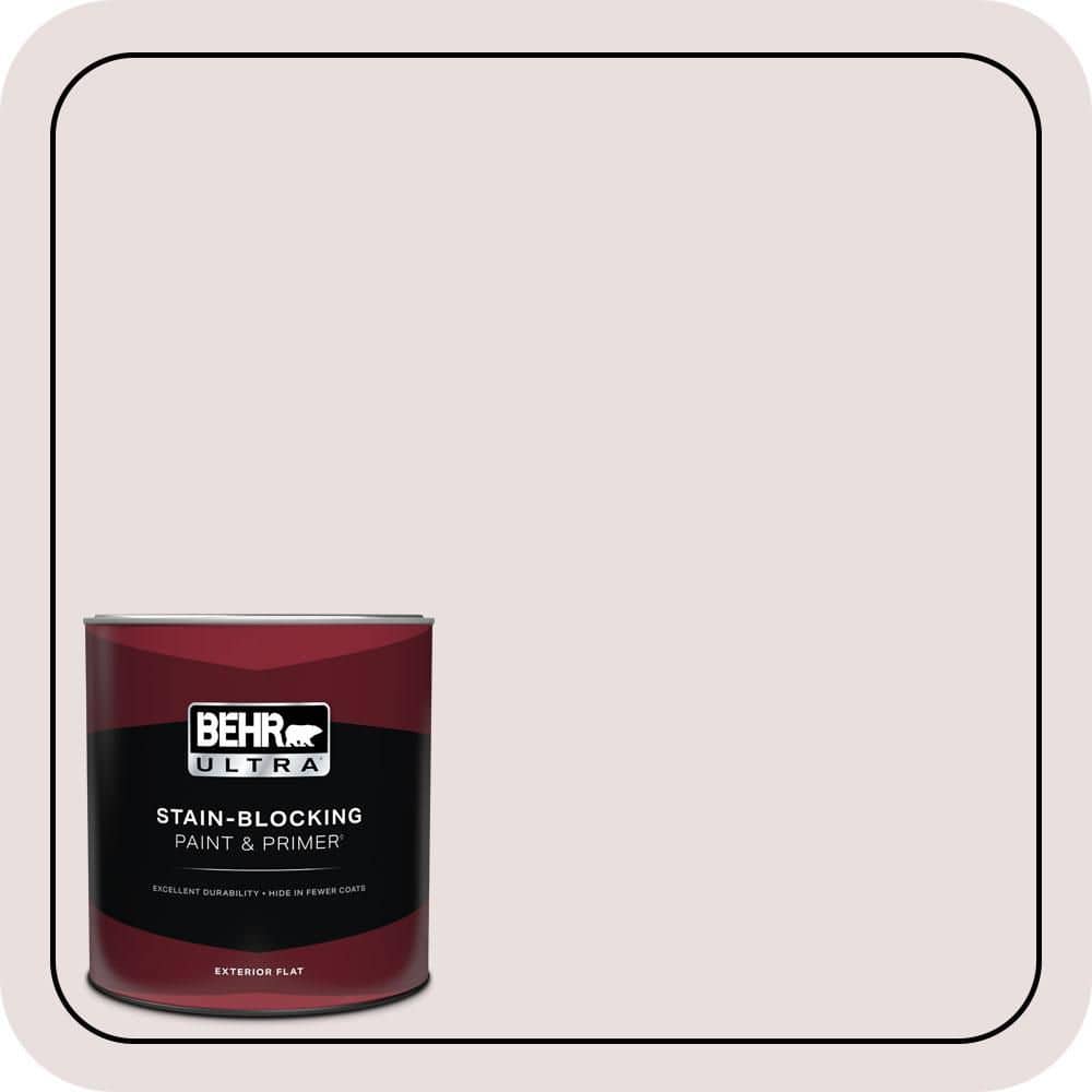 BEHR ULTRA 1 qt. #N120-1 Parasol Flat Exterior Paint & Primer