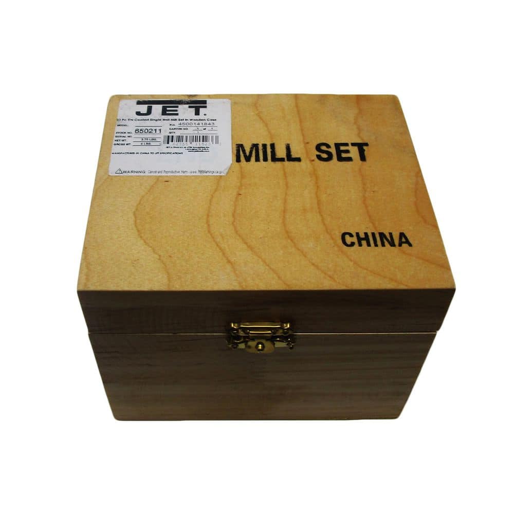 Jet Tin Coated Single End Mill Set (20-Piece) (2)