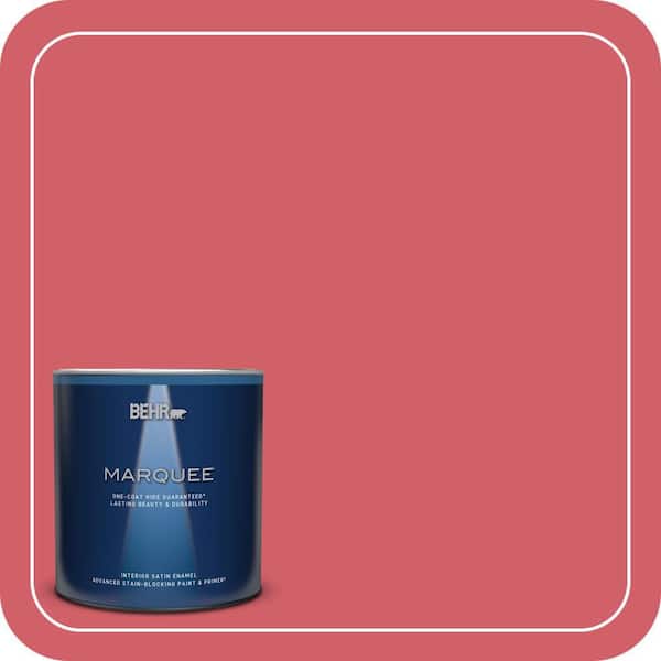 BEHR PREMIUM PLUS #140B-6 Italiano Rose Enamel Low Odor & Primer (2)