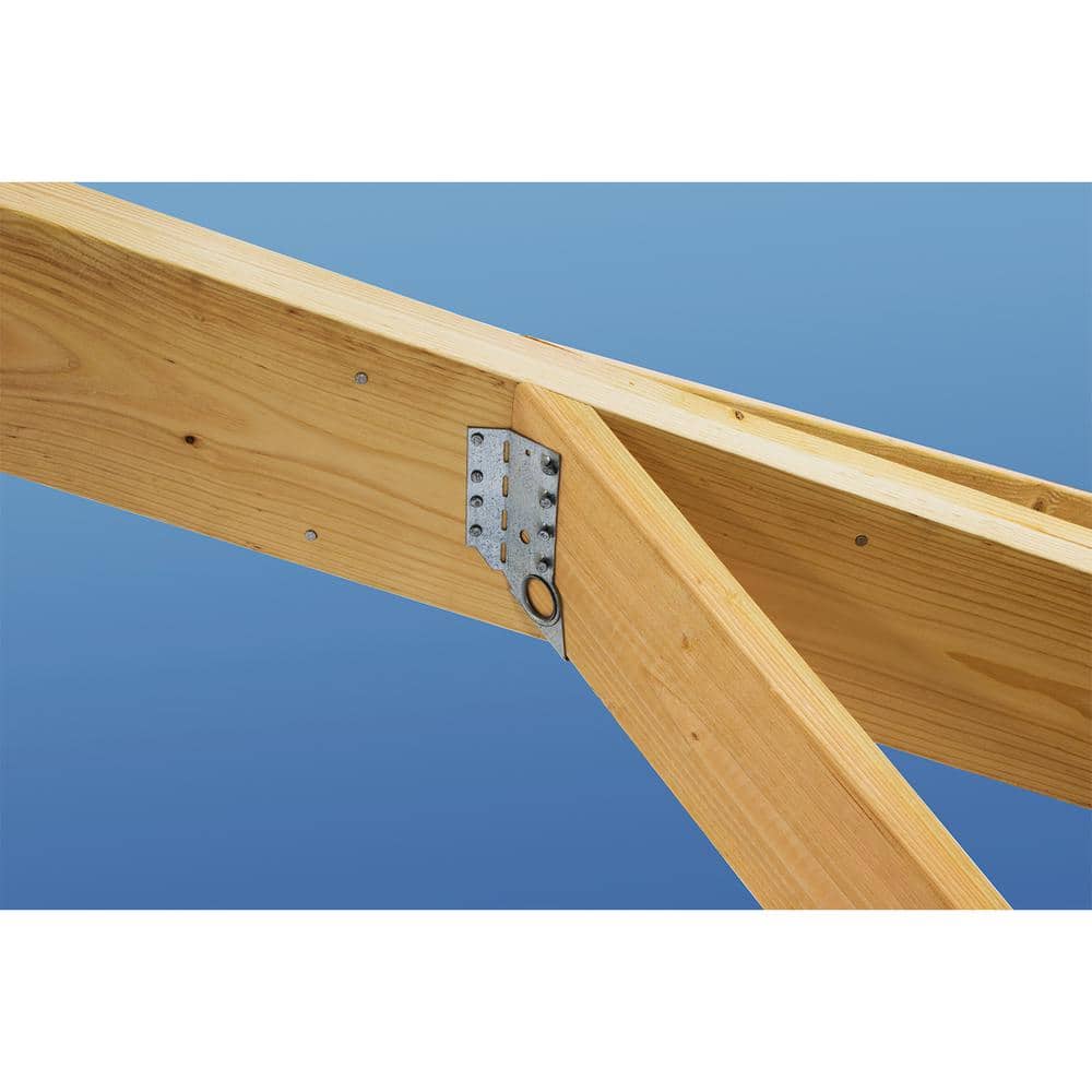 Simpson Strong-Tie LSSJ ZMAX Face-Mount Adjustable Light Slopeable/Skewable Jack Hanger for Nominal Lumber, Left (4)