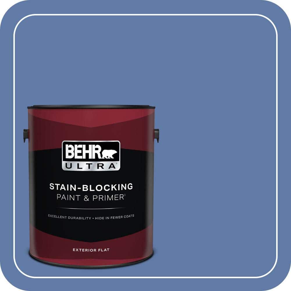 BEHR ULTRA 1 gal. #M540-6 Miracle Elixir Flat Exterior Paint & Primer