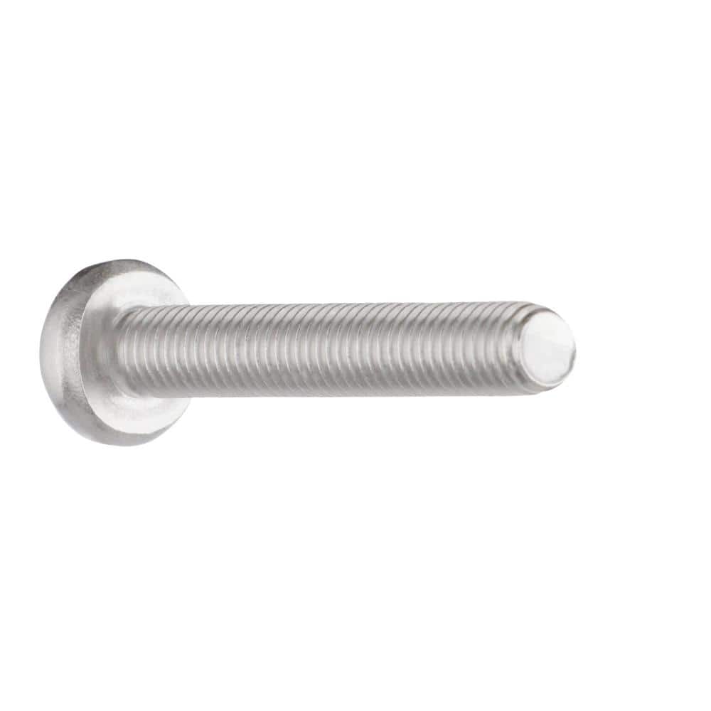 Everbilt M8-1.25 x 50 mm Phillips Pan Head Stainless Steel Machine Screw (3)