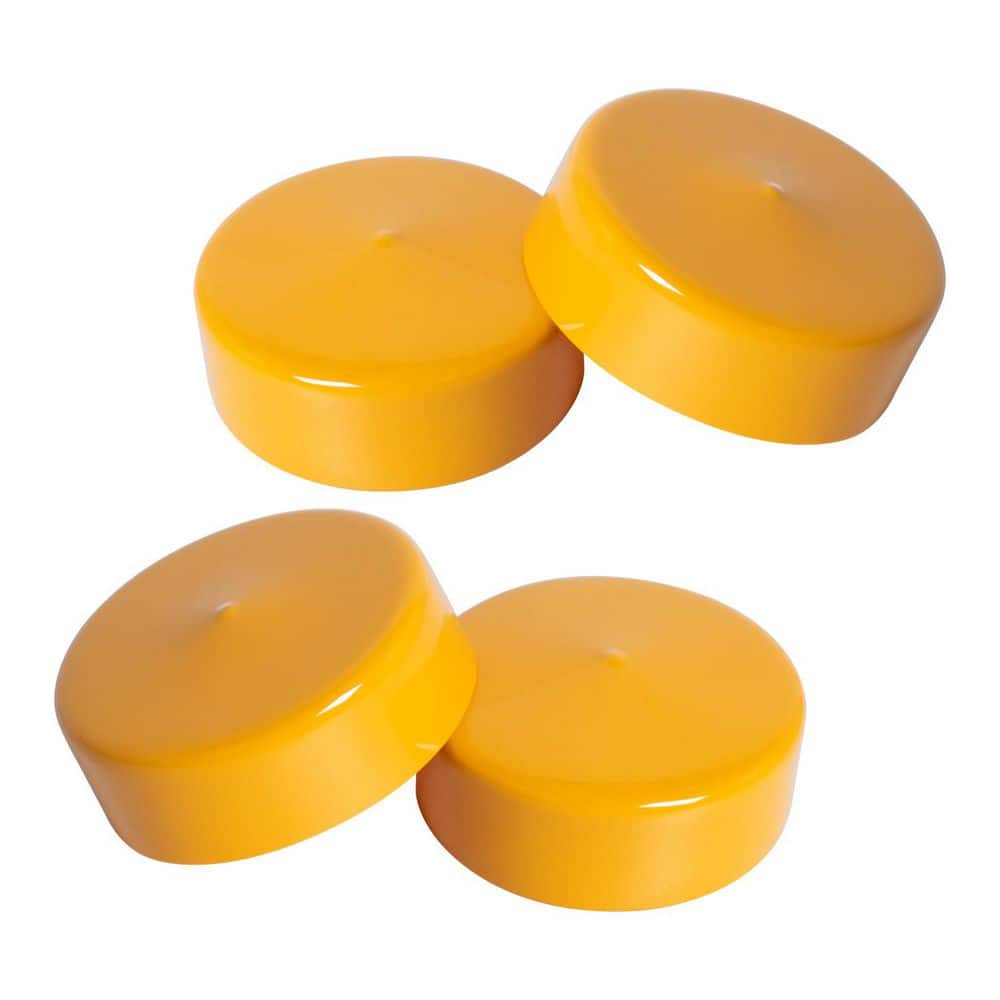‎POWERTEC 4 in. ID Dust Collection End Cap for 4 in. OD Pipes for Woodworking Dust Systems (4-Pack) (1)