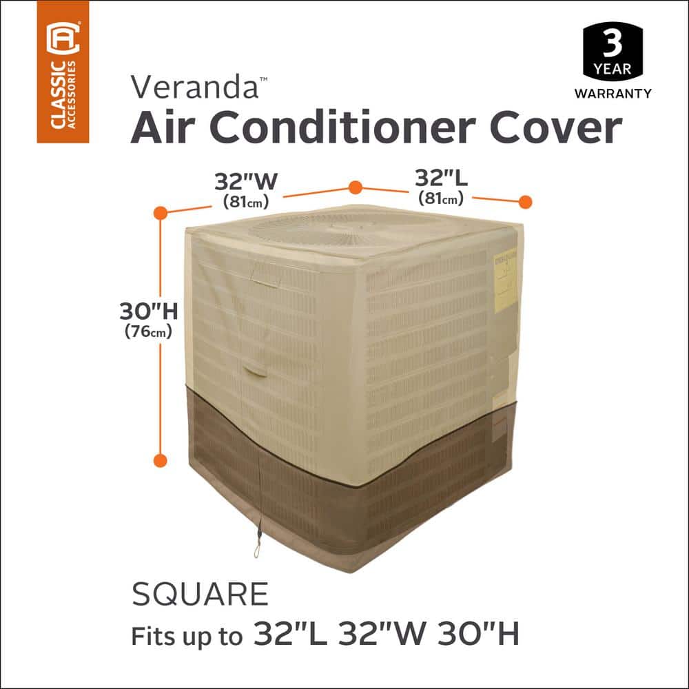 Classic Accessories Veranda Square Air Conditioner Cover (2)