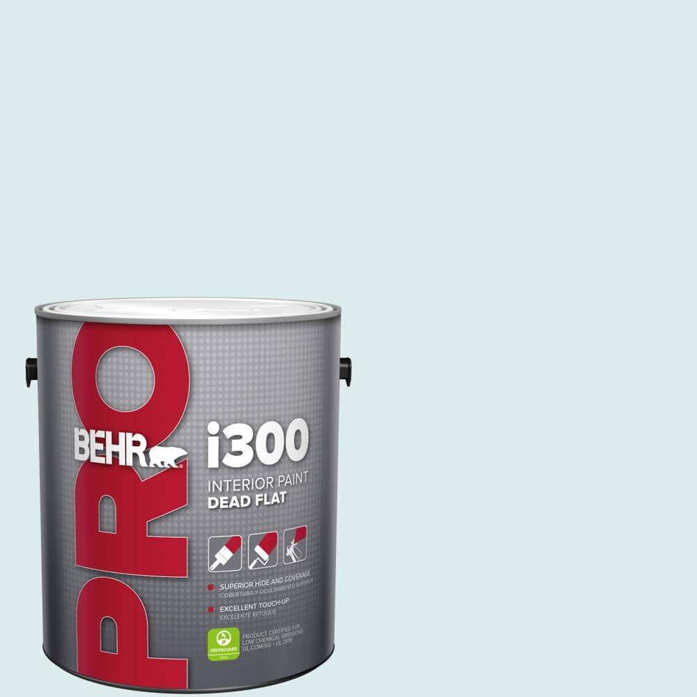 BEHR PRO 1 gal. #510E-1 Ice Folly Dead Flat Interior Paint
