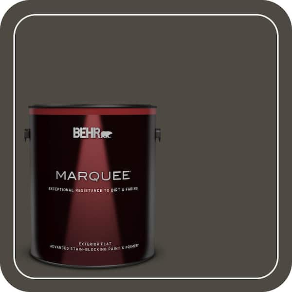 BEHR MARQUEE 1 gal. #S-H-780 Thorny Branch Flat Exterior Paint & Primer (2)
