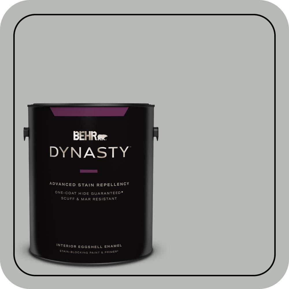 BEHR DYNASTY 1 gal. #N460-3 Lunar Surface One-Coat Hide Eggshell Enamel Interior Stain-Blocking Paint & Primer