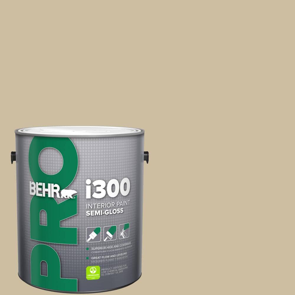 BEHR PRO 1 gal. #PPU8-10 Rye Bread Semi-Gloss Interior Paint