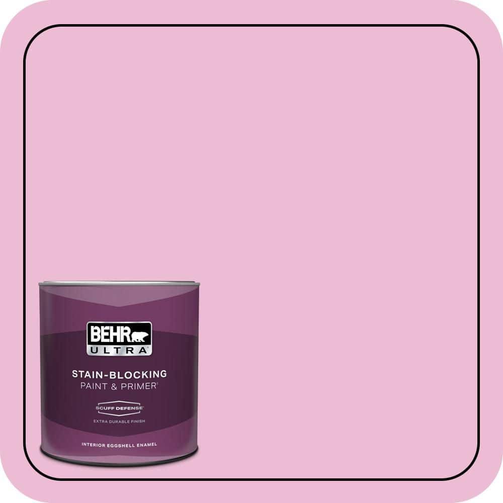 BEHR ULTRA 1 qt. #690A-3 Sweet Taffy Extra Durable Eggshell Enamel Interior Paint & Primer