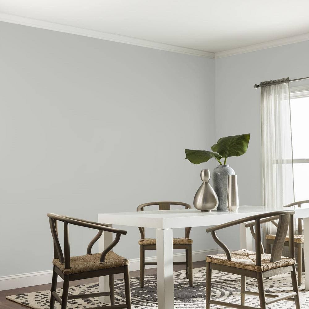 Glidden Premium 1 gal. PPG0997-2 Felted Wool Eggshell Interior Latex Paint (4)