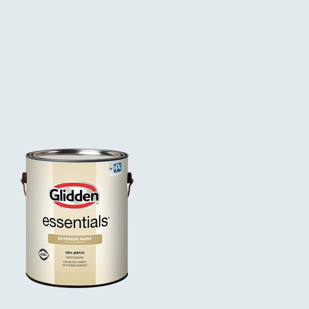 Glidden Essentials 1 gal. Summer Shower PPG1155-1 Semi-Gloss Exterior Paint