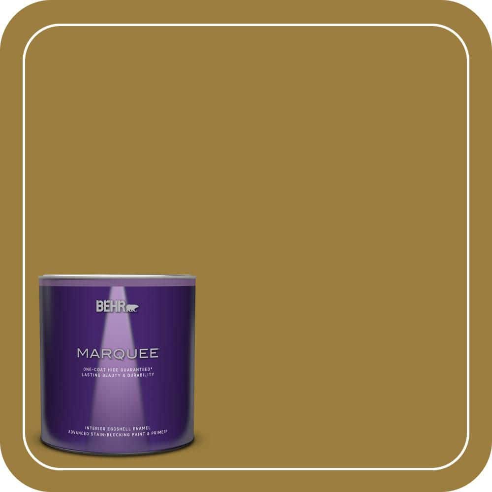 BEHR MARQUEE 1 qt. #S-H-380 Burnished Bronze Eggshell Enamel Interior Paint & Primer