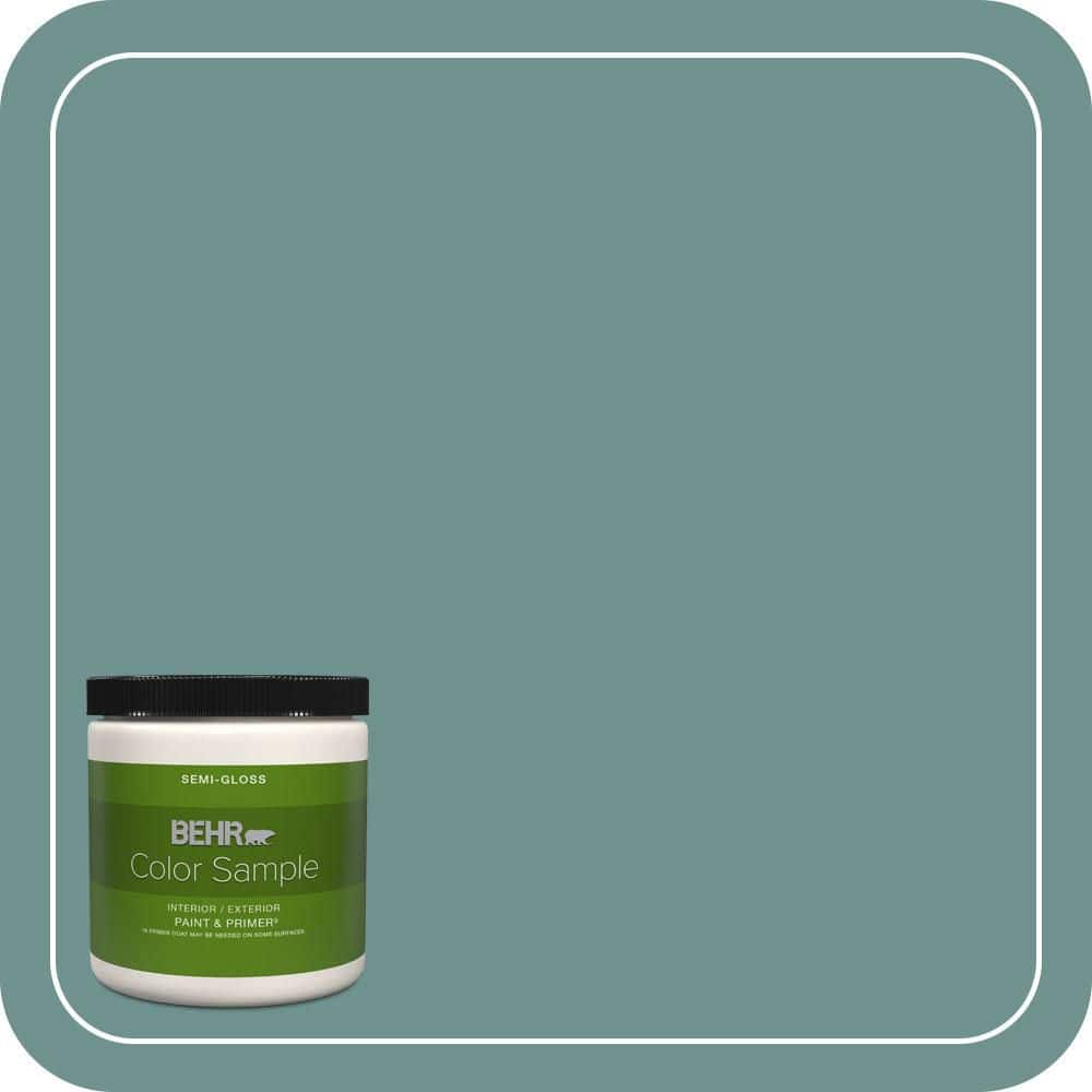 BEHR PREMIUM PLUS #ECC-60-3 Pool Tide Enamel Low Odor & Primer (1)