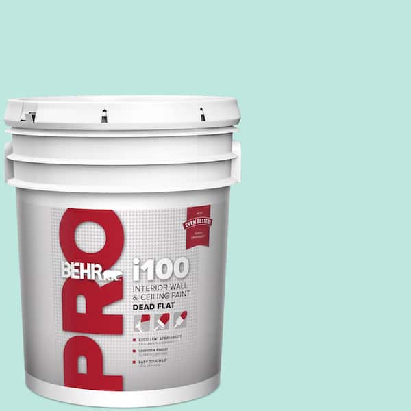 BEHR PRO 5 gal. #490A-2 Cool Jazz Dead Flat Interior Paint (2)