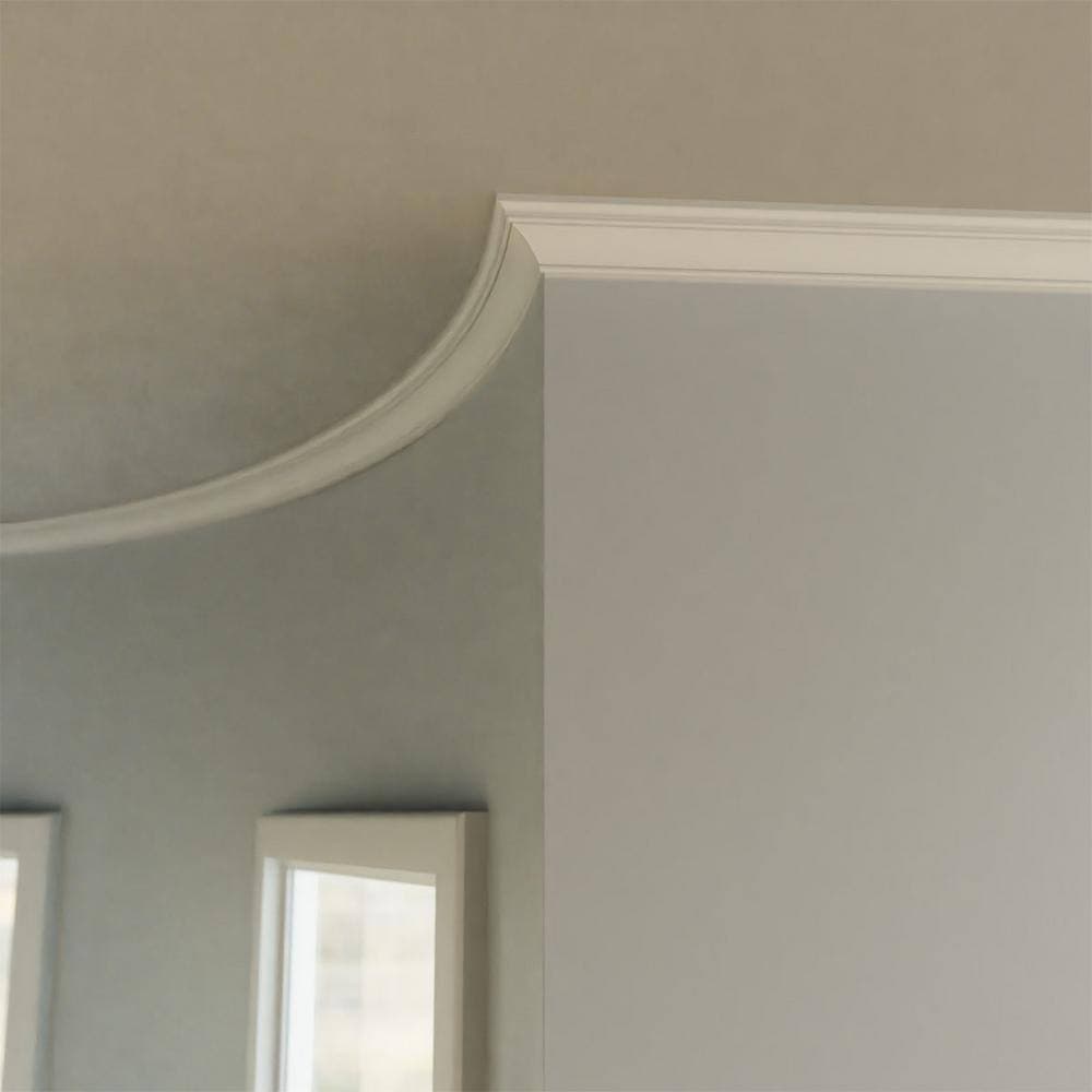 Ekena Millwork 3/4 in. x 144 in. x 5 1/4 in. Resin Crown Flexible Moulding (3)