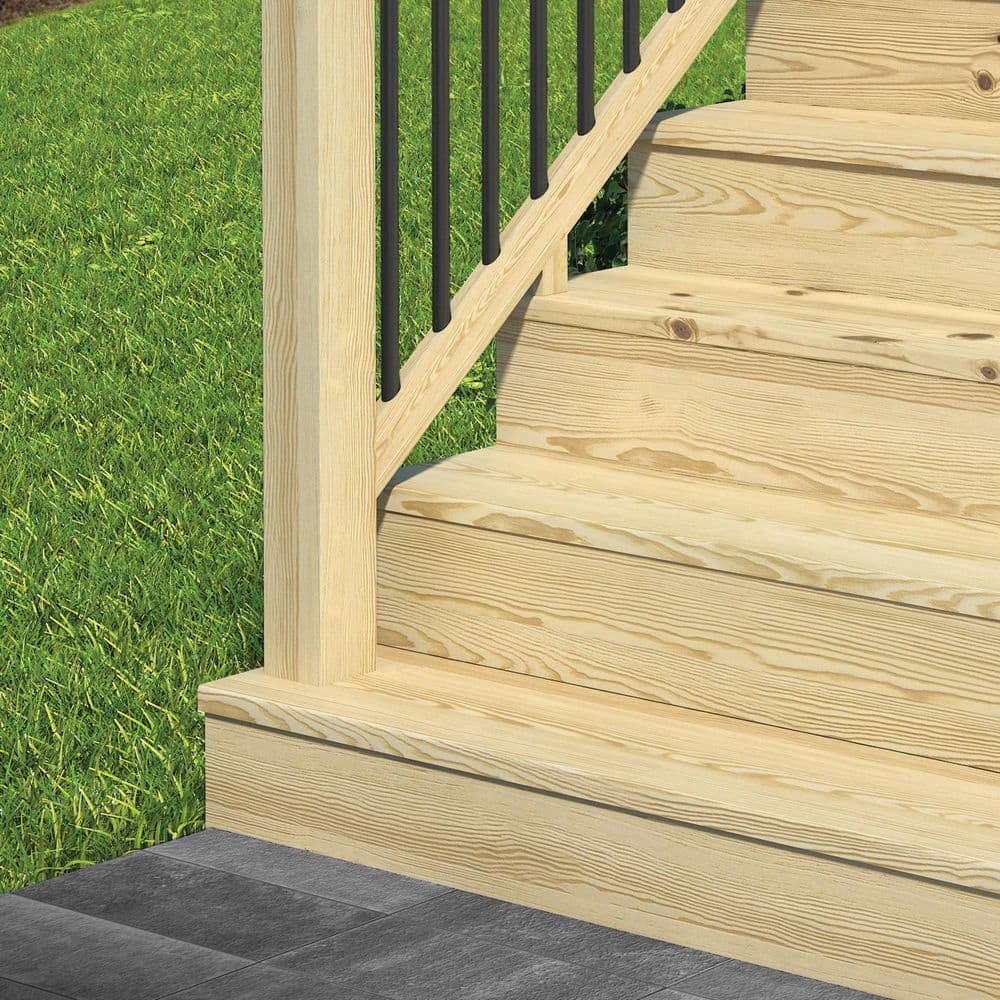 ProWood 5-Step Ground Contact Pressure Treated Pine Stair Stringer (2)