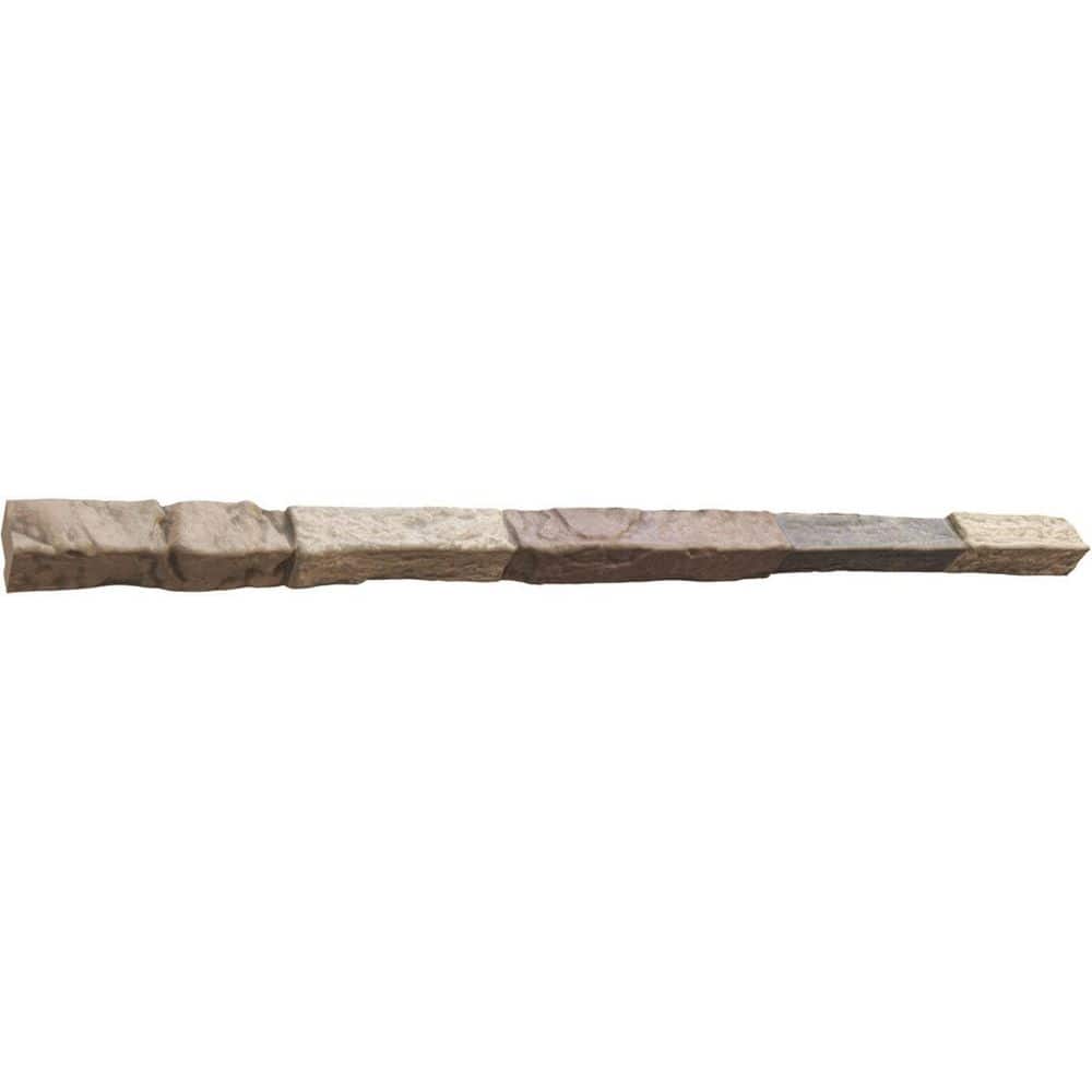 Ekena Millwork Universal Trim Sill for EverStone Faux Stone Siding Panels, 48"W x 2"D x 2"H, Adobe Color (3)