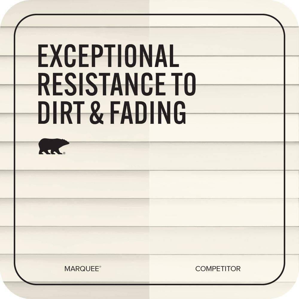 BEHR MARQUEE 1 gal. #W-D-400 Cotton Fluff Flat Exterior Paint & Primer (4)