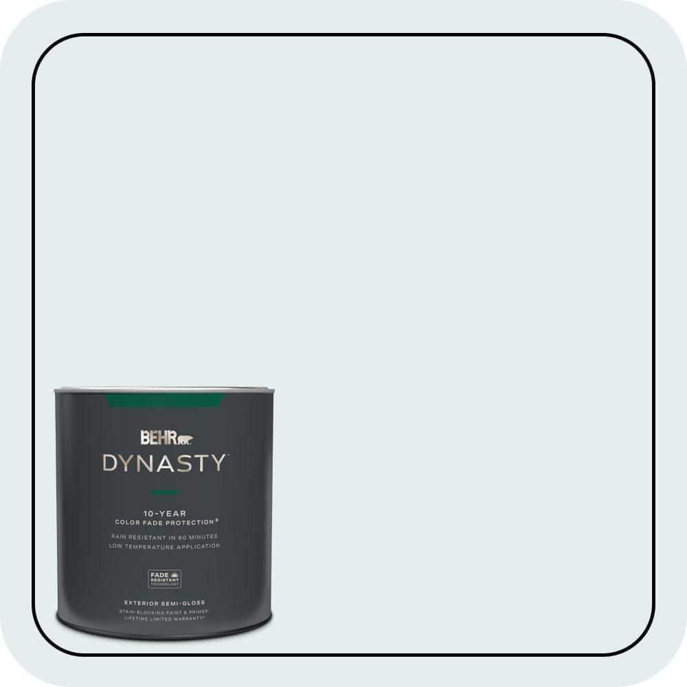 BEHR DYNASTY 1 qt. #550E-1 Breaker Semi-Gloss Enamel Exterior Stain-Blocking Paint & Primer