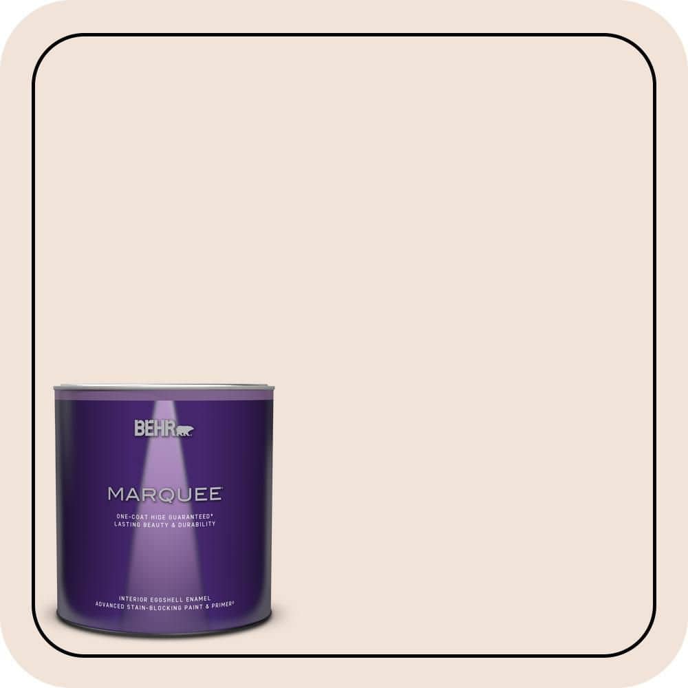 BEHR MARQUEE 1 qt. #W-B-120 Victorian Pearl Eggshell Enamel Interior Paint & Primer (1)