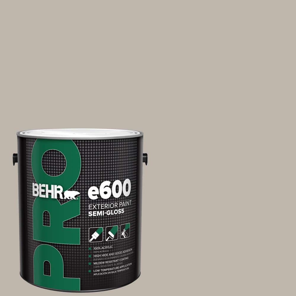 BEHR PRO 1 gal. #HDC-CT-21 Grey Mist Semi-Gloss Acrylic Exterior Paint