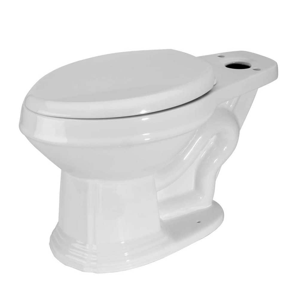 RENOVATORS SUPPLY MANUFACTURING 12 inch Rough In Sheffield White Bathroom Elongated 2 Piece Toilet Bowl with Slow Close Seat (1)