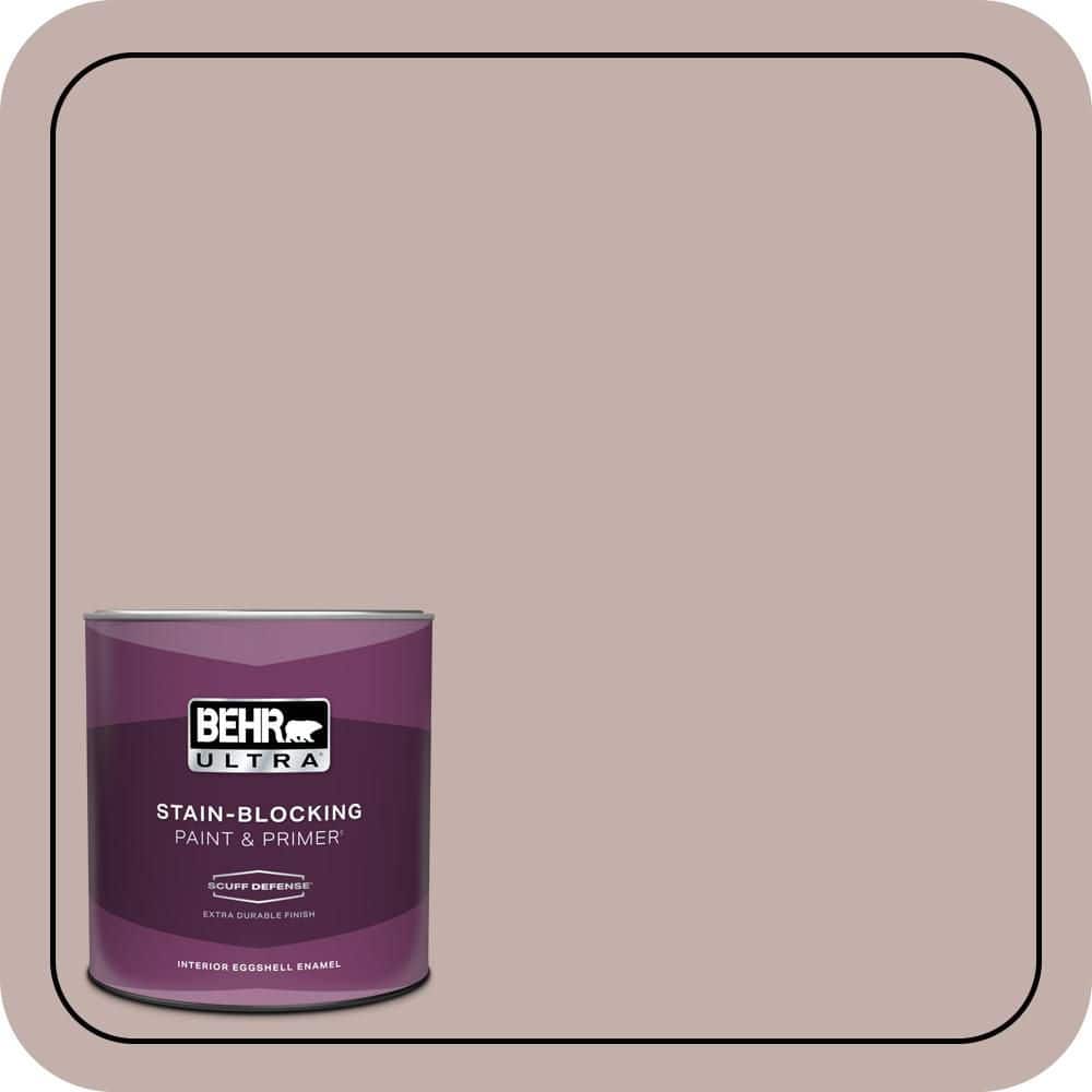 BEHR ULTRA 1 qt. #N130-3 Moonlit Mauve Extra Durable Eggshell Enamel Interior Paint & Primer