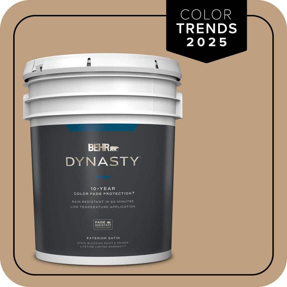 BEHR DYNASTY 5 gal. #N270-4 Oxford Street Satin Enamel Exterior Stain-Blocking Paint & Primer