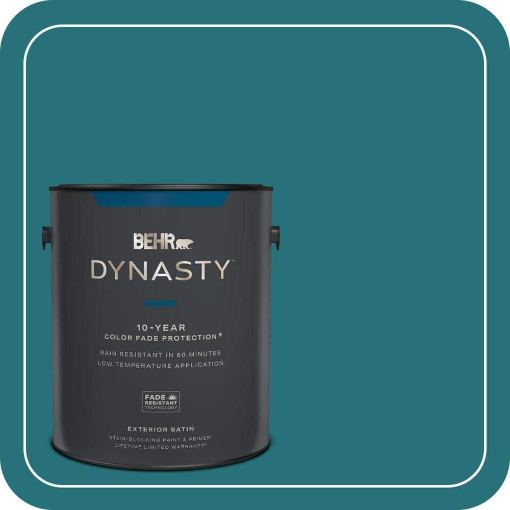 BEHR DYNASTY 1 gal. #520D-7 Mosaic Tile Satin Enamel Exterior Stain-Blocking Paint & Primer