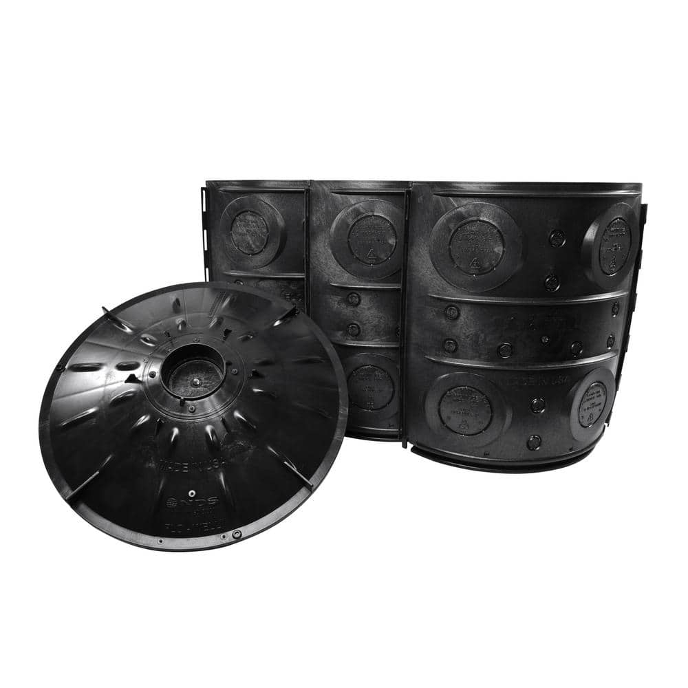 NDS 24 in. x 24 in. x 29 in. 50 Gal. Plastic Flo-Well Stormwater Dry Well System Catch Basin Kit, 3 Side Panels and 1 Cover (2)