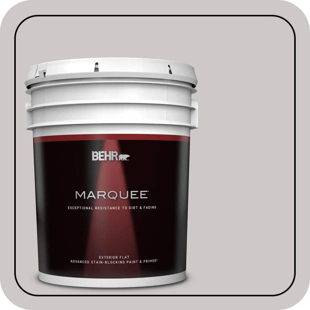 BEHR MARQUEE 5 gal. #PPU26-09 Graycloth Flat Exterior Paint & Primer