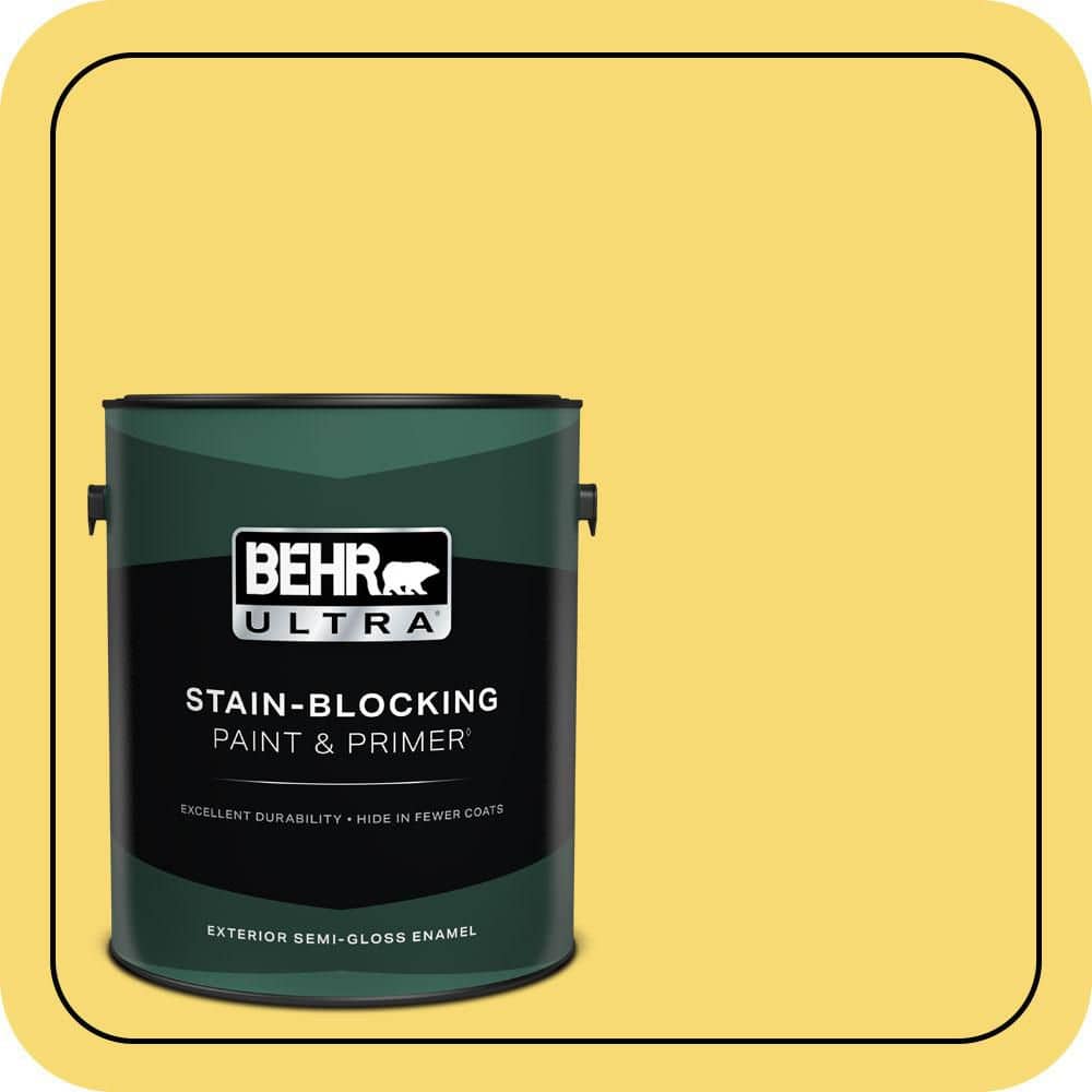 BEHR ULTRA 1 gal. #P310-5 Solar Energy Semi-Gloss Enamel Exterior Paint & Primer