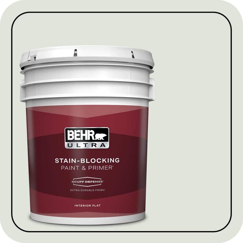 BEHR ULTRA 5 gal. #QE-41 Frostproof Extra Durable Flat Interior Paint & Primer